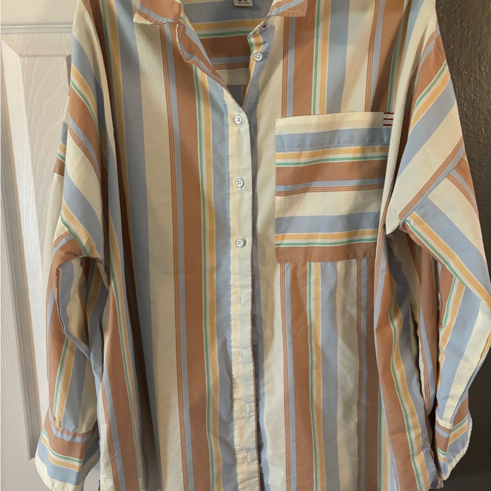 BDG Multicolor Striped Shirt